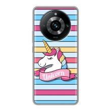 Чохол для Реалмі 11 Про Плюс - (Єдинорожки - Новинки) (AlphaPrint) (Unicorn)