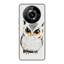 Чохол з пташками на Realme 11 Pro Plus (VPrint) (Мила Сова)