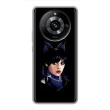 Чохли Венсдей на Realme 11 Pro Plus Уенсдей (AlphaPrint) (серйозна Венздей)