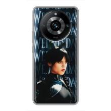 Чохли Венсдей на Realme 11 Pro Plus Уенсдей (AlphaPrint) (Венздей кішка)