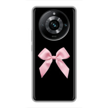 Чехол банты для Realme 11 Pro Plus – Бант на черном