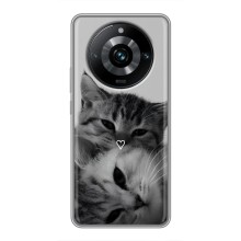 Чохол з малюнком кіт на Realme 11 Pro Plus (Пара котів)