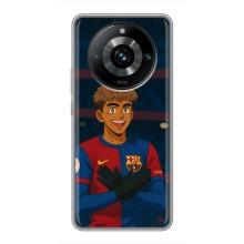 Чехол с футболистом Ламин Ямаль Realme 11 Pro Plus (Футболист Ямал)
