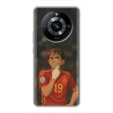 Чехол с футболистом Ламин Ямаль Realme 11 Pro Plus (Ямаль аниме)