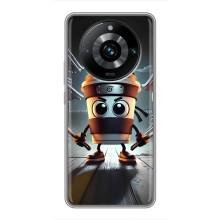 Чохол з мемом Тралалело тралала на Realme 11 Pro Plus (Капучіно асасіно)