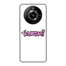 Чехол с персонажем Куроми на Realme 11 Pro Plus – Лого Куроми
