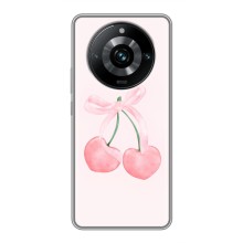 Чохол з розовим принтом для Realme 11 Pro Plus (Рожеві вишні)