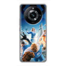 Чехол с принтом Фантастическая четверка для Realme 11 Pro Plus – Герои Фантастической четверки