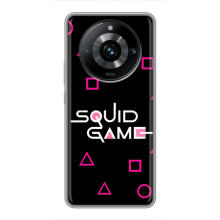 Чехол Гра в кальмара для Realme 11 Pro Plus – Логотип игры кальмара