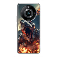 Чехол с картинкой «Хищники» для Realme 11 Pro Plus – Динозавр