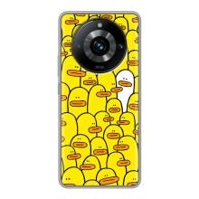 Силиконовый бампер с картинкой животных для Realme 11 Pro Plus (Особенный)