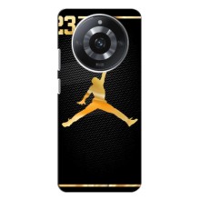 Силиконовый Чехол Nike Air Jordan на Реалми 11 Про Плюс (Джордан 23)