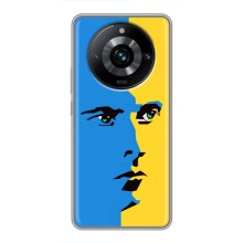Украинские Чехлы для Realme 11 Pro Plus с картинкой УПА (AlphaPrint) (Степан Бандера)