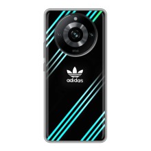 Чехлы Адидас для Realme 11 Pro (AlphaPrint) (Адидас с полосами)