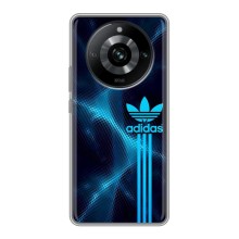Чехлы Адидас для Realme 11 Pro (AlphaPrint) (Синий Адидас)