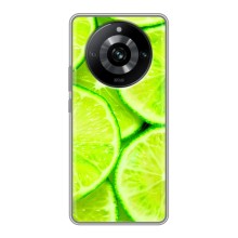 Чехлы с Фруктами для Realme 11 Pro (VPrint) (Лайм)