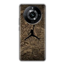 Чехлы для Realme 11 Pro - с картинкой JORDAN (AlphaPrint) (Logo Jordan)