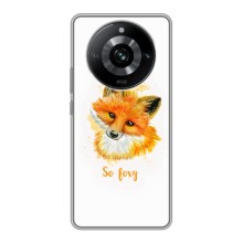 Чехлы с картинкой Лисички для Realme 11 Pro (VPrint) (Девочка Лиса)