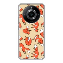 Чехлы с картинкой Лисички для Realme 11 Pro (VPrint) (Лисички)