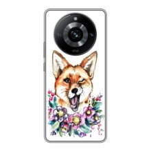 Чехлы с картинкой Лисички для Realme 11 Pro (VPrint) (Веселая лисичка)