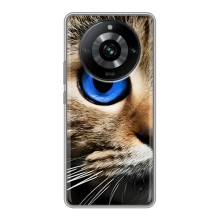 Чехлы с Котиками для Realme 11 Pro (VPrint) (Глаз кота)