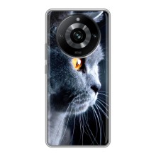 Чехлы с Котиками для Realme 11 Pro (VPrint) (Серый Кот)