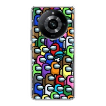 Чехол Амонг Ас для Realme 11 Pro (AlphaPrint) (Убит)