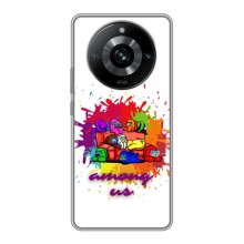 Чехол Амонг Ас для Realme 11 Pro (AlphaPrint) (Яркий АмонгАс)