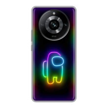 Чехол Амонг Ас для Realme 11 Pro (AlphaPrint) (Яркий скин)