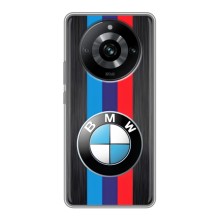 Чехол для Реалми 11 Про - с принтом БМВ (AlphaPrint) (Лого BMW)