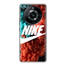 Чехол для Realme 11 Pro - с принтом Найк (AlphaPrint) (Дымчатый найк)