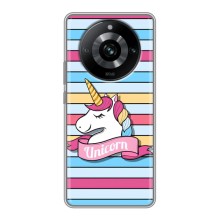 Чехол для Реалми 11 Про - (Единорожки - Новинки) (AlphaPrint) (Unicorn)
