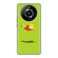 Чехол с Симпсонами для Realme 11 Pro (VPrint) (Барт Симпсон)
