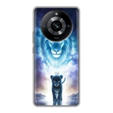 Чехол со Львом для Realme 11 Pro (VPrint) (Маленький лев)