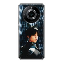 Чехлы Венсдей на Realme 11 Pro Уэнсдей (AlphaPrint) (Уэнздей кошка)