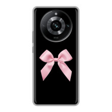 Чехол банты для Realme 11 Pro – Бант на черном