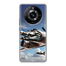 Чехол с мемом Тралалело тралала на Realme 11 Pro (Бомбардиро крокодило)