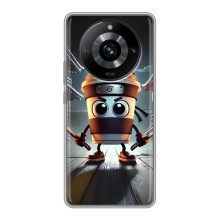 Чехол с мемом Тралалело тралала на Realme 11 Pro (Капучино асасино)