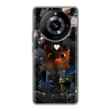Чехол как приручить дракона на Realme 11 Pro – Дракон коллаж