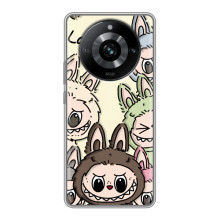 Чохол з Лабубу на Realme 11 Pro (Колаж Лабубу)