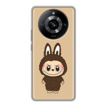 Чохол з Лабубу на Realme 11 Pro (Коричневий Лабубу)