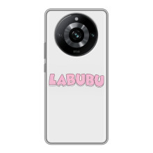 Чохол з Лабубу на Realme 11 Pro (Лого Лабубу)