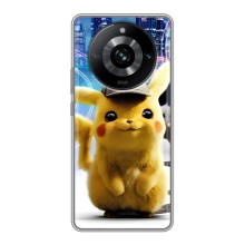 Чехол с Пикачу на Realme 11 Pro (Пикачу в городе)