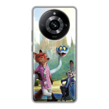 Чехол Зоотрополіс на Realme 11 Pro – Ник Джуди и змея