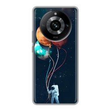 Космические Чехлы для Реалми 11 Про (VPrint) (Планеты шарики)