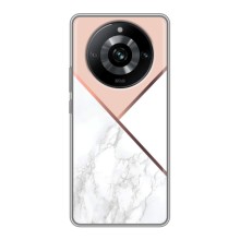 Мраморный чехол на Realme 11 Pro (VPrint) (Тройной мрамор)