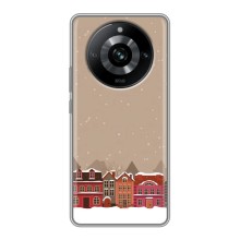 Новогодние, Праздничные Чехлы для Realme 11 Pro - 2024 год (Зимний город)