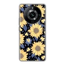 Чехлы с тематикой "ЦВЕТЫ" на Realme 11 Pro (красивые цветы)