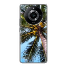 Силиконовый чехол с КАРТИНКАМИ лето для Realme 11 Pro (AlphaPrint) (Пальма)