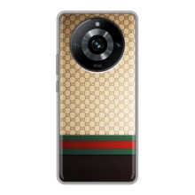 Чехлы Бренд GUCCI для Realme 11 (Фон Гуччи)